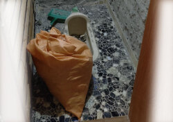 施工例　洋式トイレの床