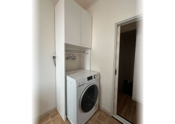 施工例　ランドリーラックDIY